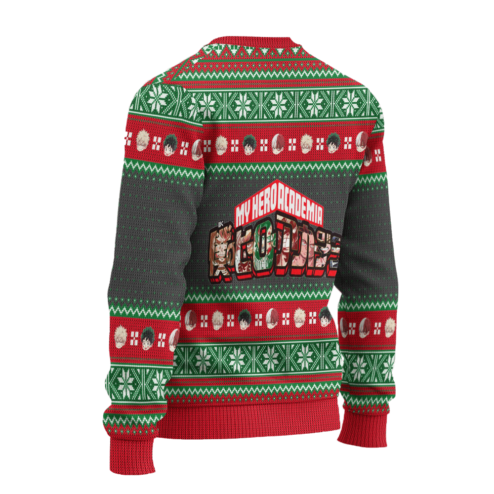 My Hero Academia Ugly Christmas Sweater Anime Xmas Gift