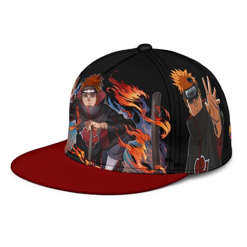 Nagato Pain Snapback Hat Naruto Custom Anime Hat