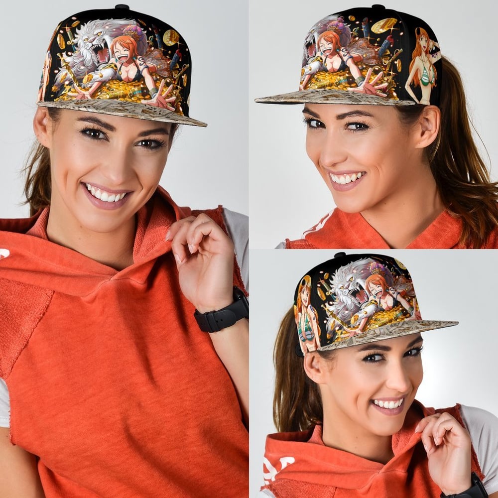 Nami Snapback Hat One Piece Anime Fan Gift