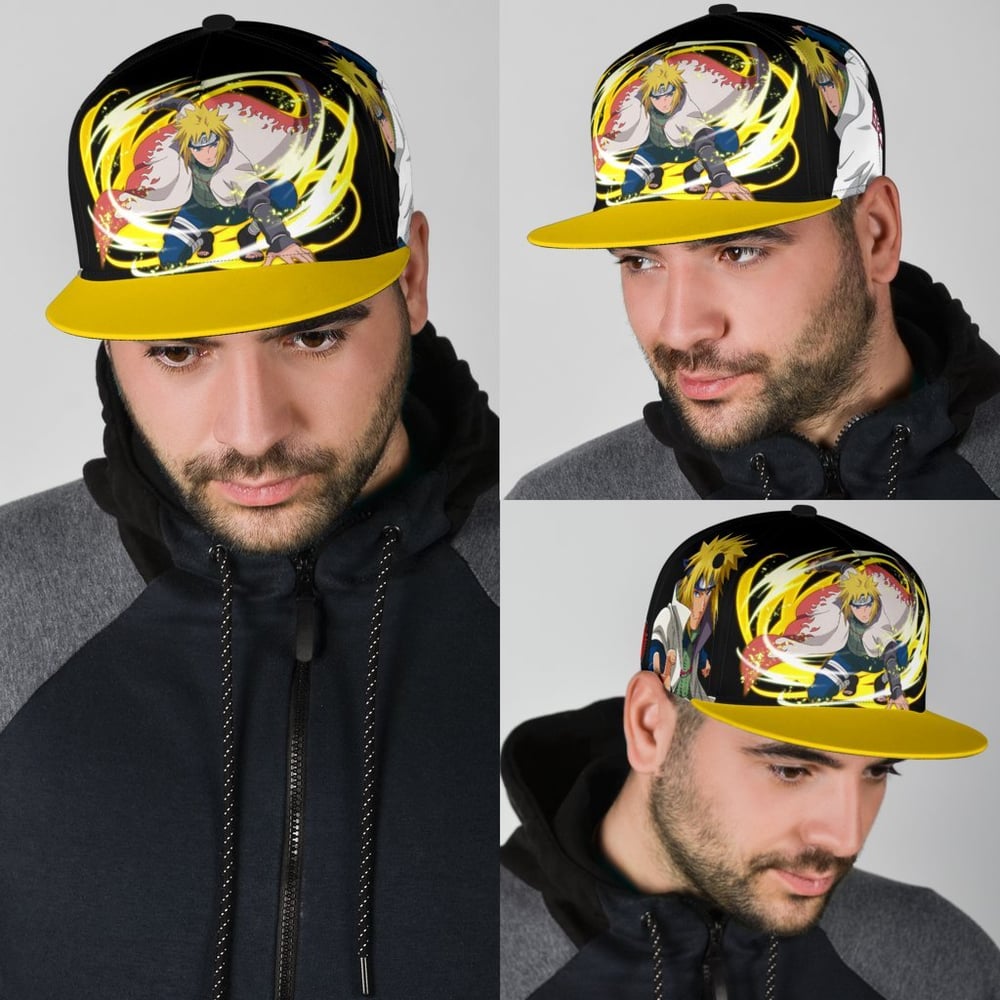 Namikaze Minato Snapback Hat Naruto Custom Anime Hat