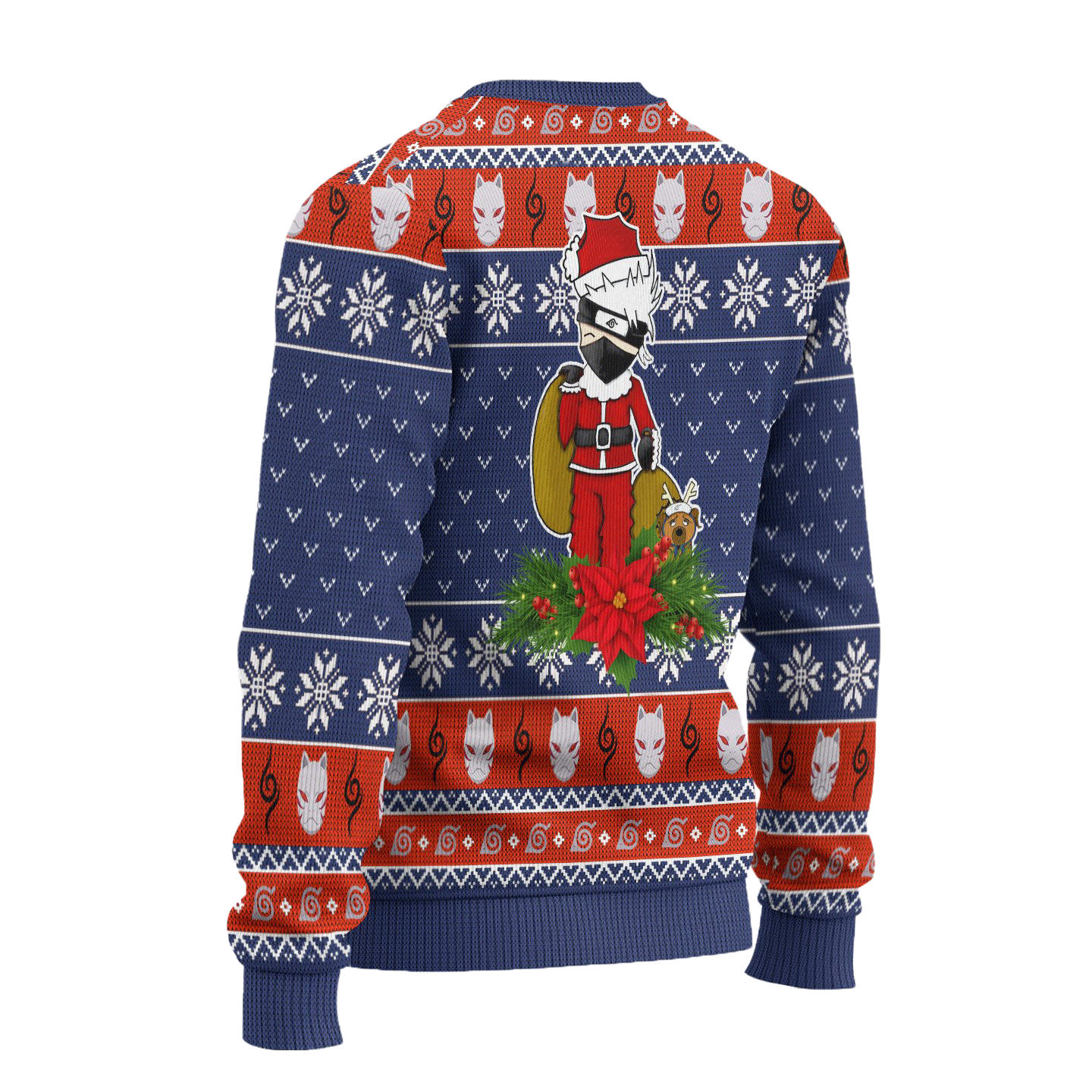 Naruto Kakashi Hatake Anime Ugly Christmas Sweater Custom Sweatshirt Apparel