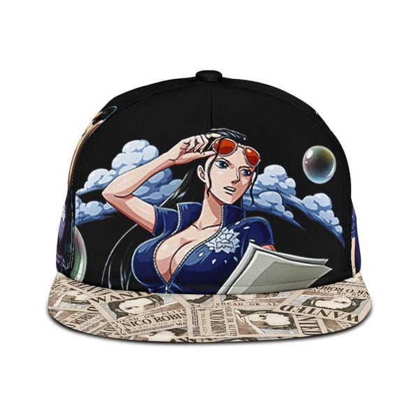 Nico Robin Snapback Hat One Piece Anime Fan Gift