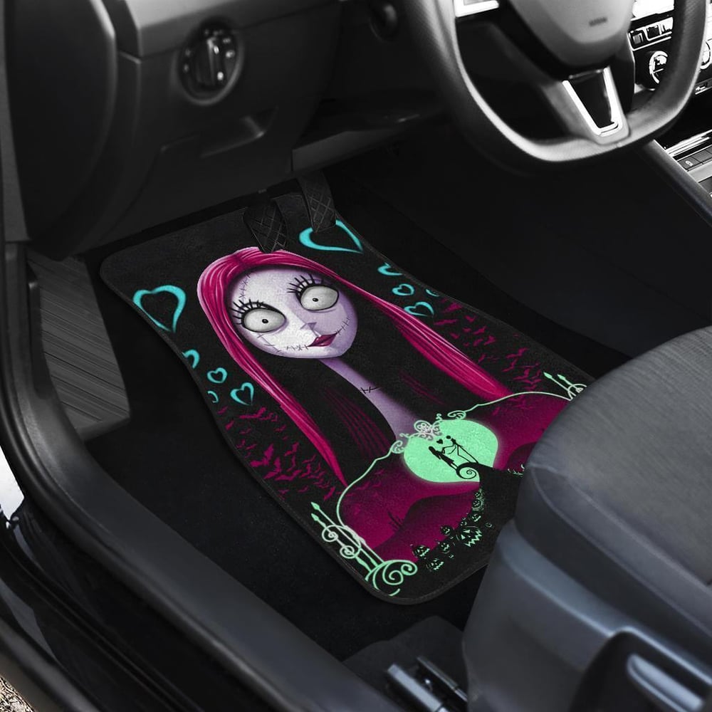 Nightmare Before Christmas Car Floor Mats | Jack And Sally DN Movie Car Floor Mats NBCFM17