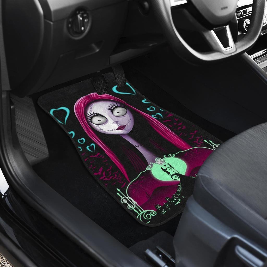 Nightmare Before Christmas Car Floor Mats | Jack And Sally DN Movie Car Floor Mats NBCFM17