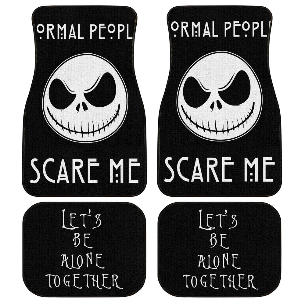 Nightmare Before Christmas Car Floor Mats | Nightmare Before Christmas Jack And Sally Car Floor Mats NBCFM26