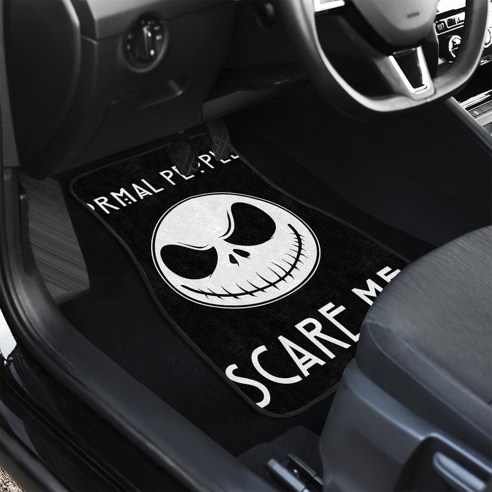 Nightmare Before Christmas Car Floor Mats | Nightmare Before Christmas Jack And Sally Car Floor Mats NBCFM26