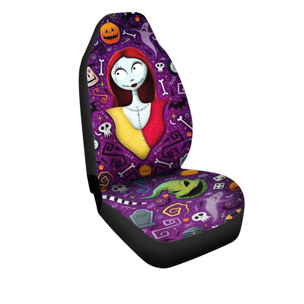 Nightmare Before Christmas Car Seat Covers | Jack And Sally Seat Covers NBCCS009