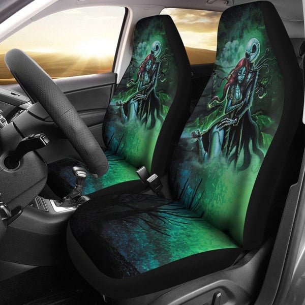 Nightmare Before Christmas Car Seat Covers | Jack & Sally Car Seat Covers NBCCS065