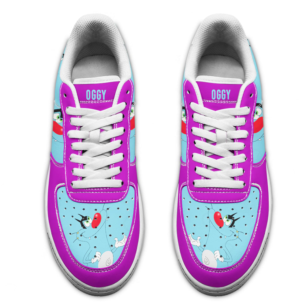 Oggy Sneakers Custom Oggy and the Cockroaches Cartoon Shoes