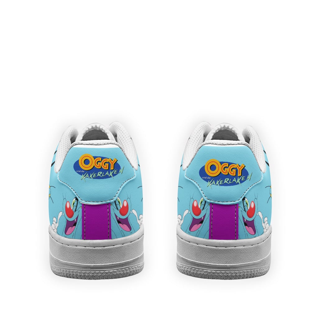 Oggy Sneakers Custom Oggy and the Cockroaches Cartoon Shoes