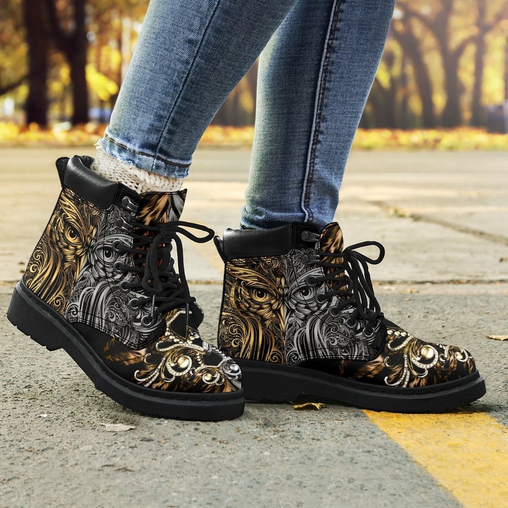 Owl Boots Cool Gift Idea For Who Love Owl