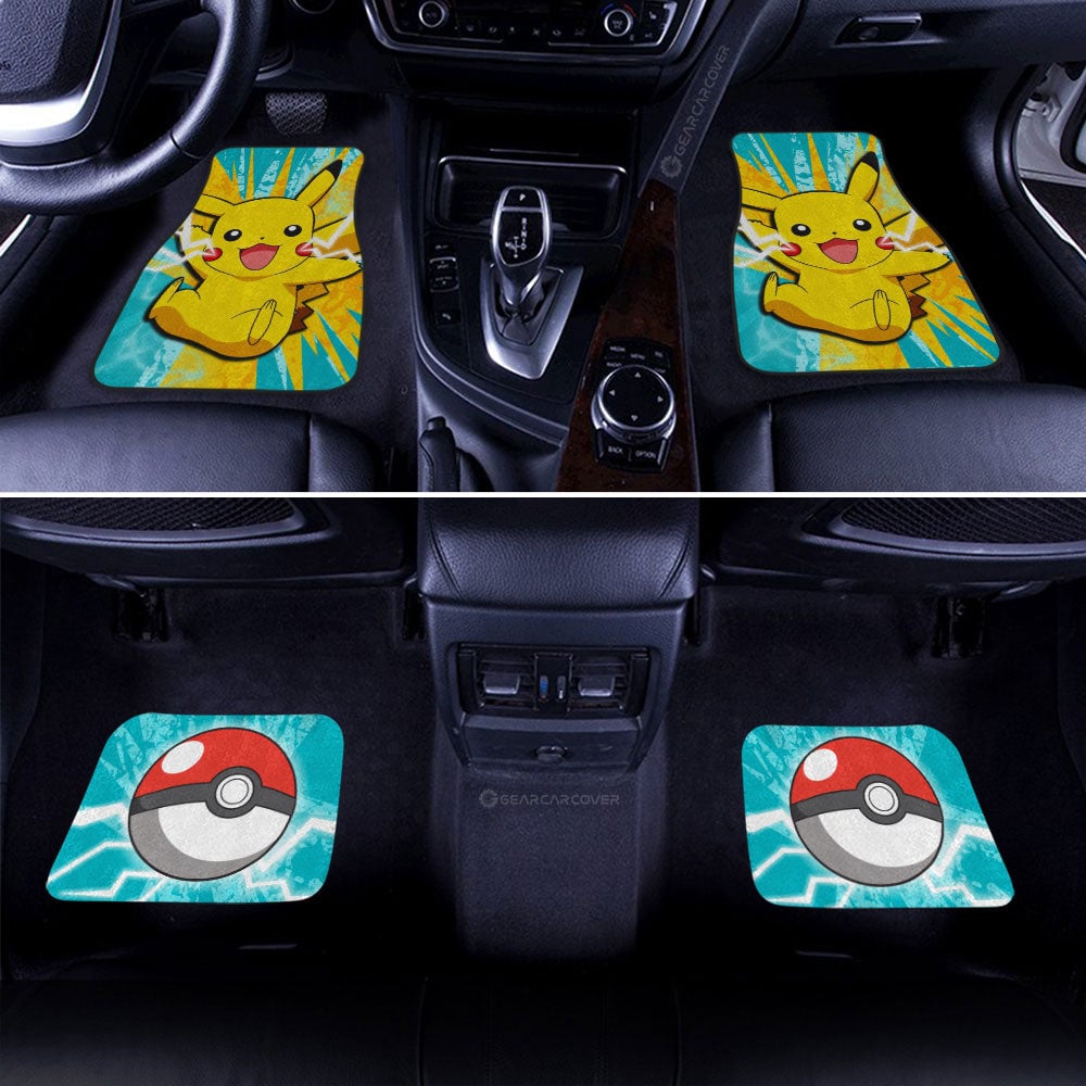 Pikachu Car Floor Mats Custom Car Interior Accessories