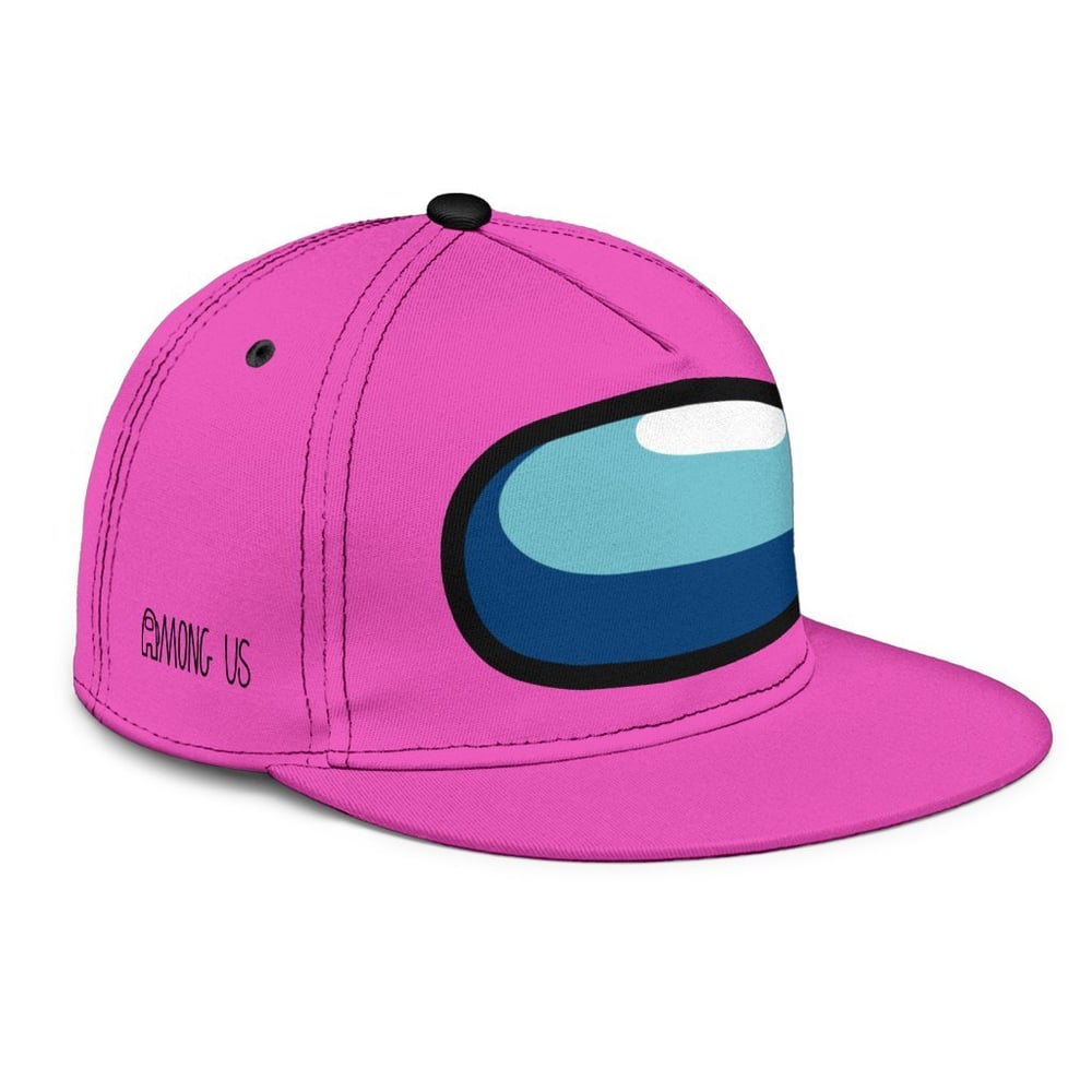 Pink Crewmate Snapback Hat Among Us Gift Idea