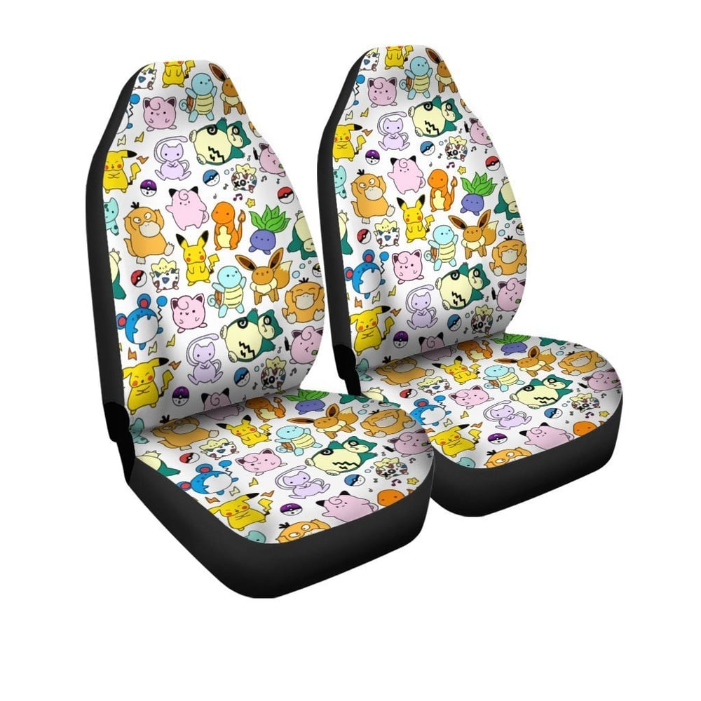 Pokemon Chibi Pattern Car Seat Covers PKMCSC14