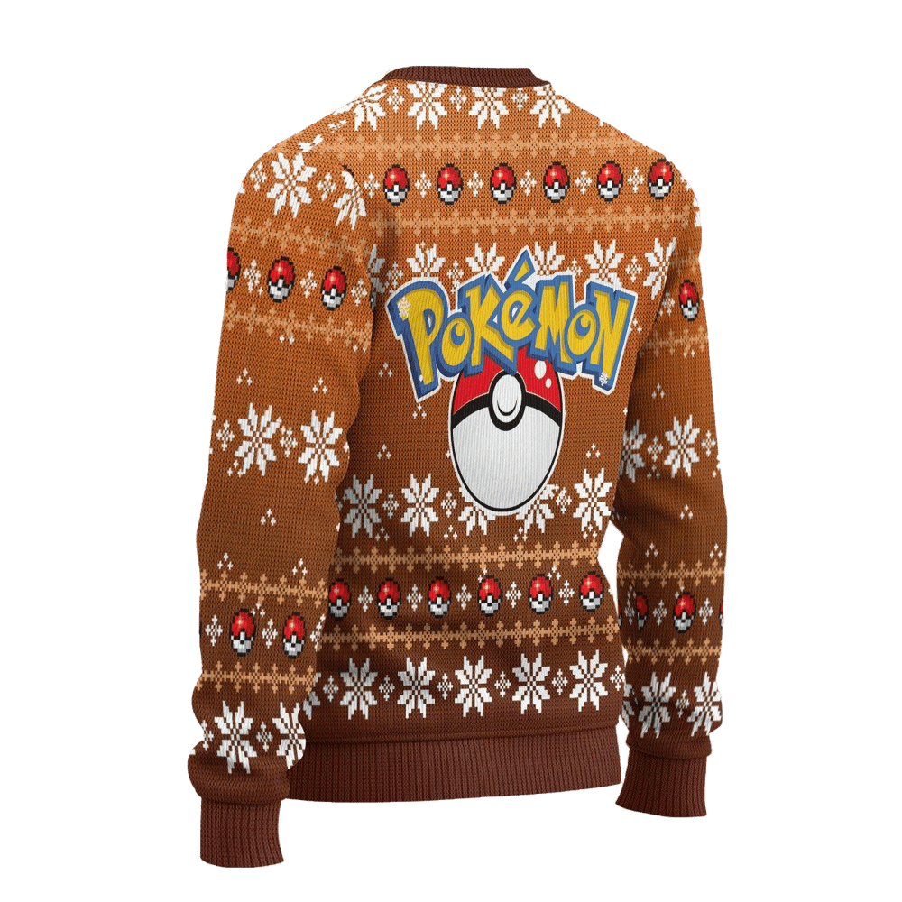 Pokemon Eevee Anime Ugly Christmas Sweater Custom Sweatshirt Apparel