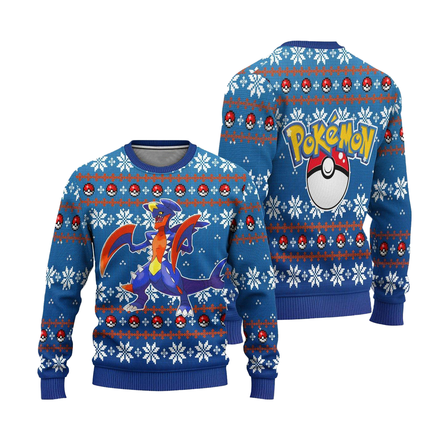 Pokemon Garchomp Anime Ugly Christmas Sweater Custom Sweatshirt Apparel