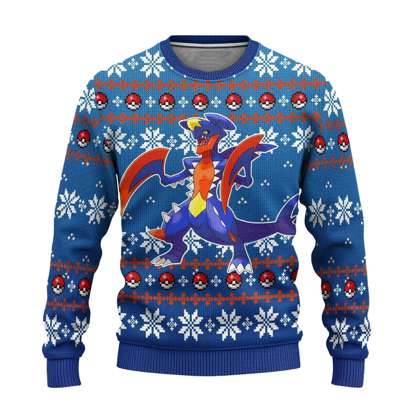 Pokemon Garchomp Anime Ugly Christmas Sweater Custom Sweatshirt Apparel