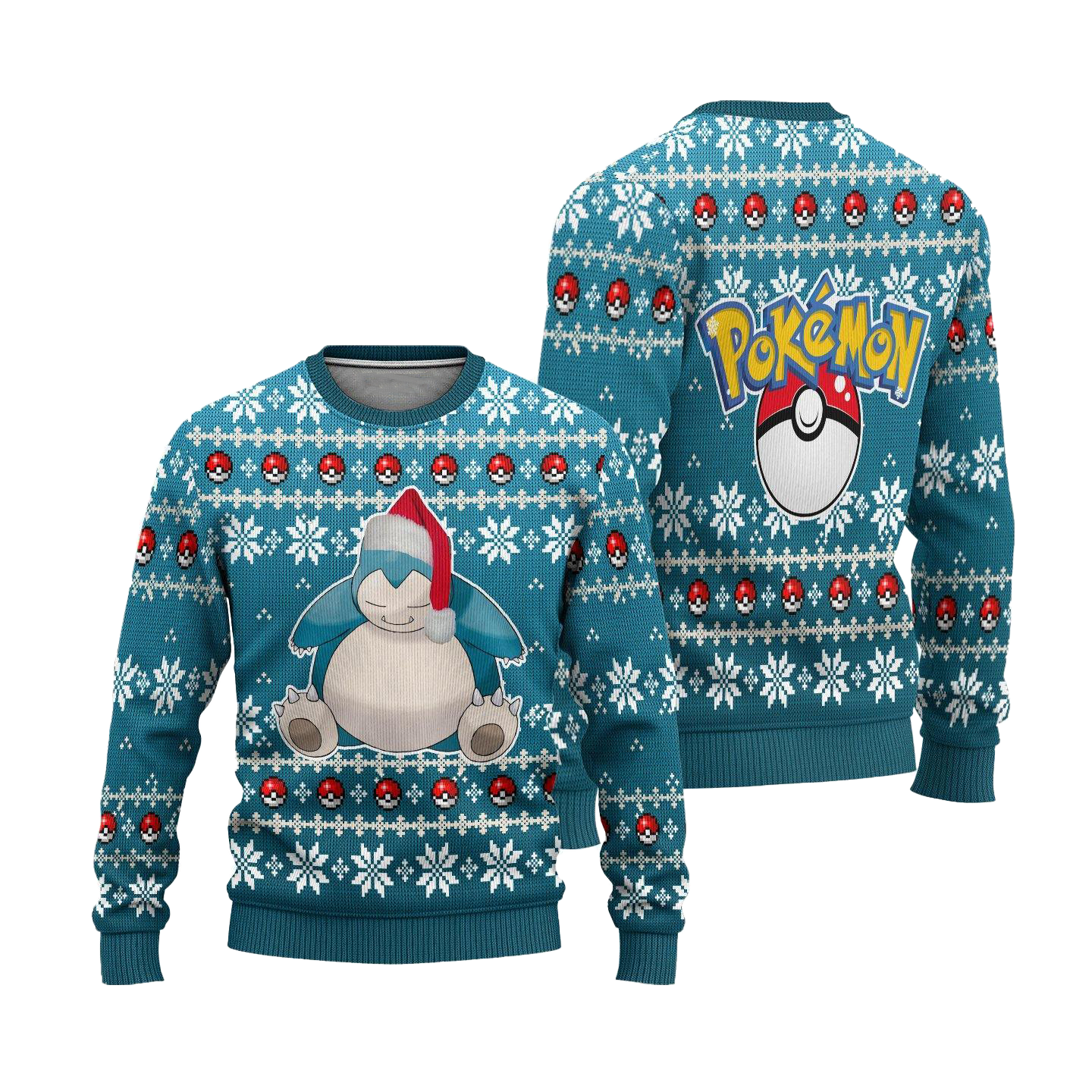 Pokemon Snorlax Anime Ugly Christmas Sweater Custom Sweatshirt Apparel