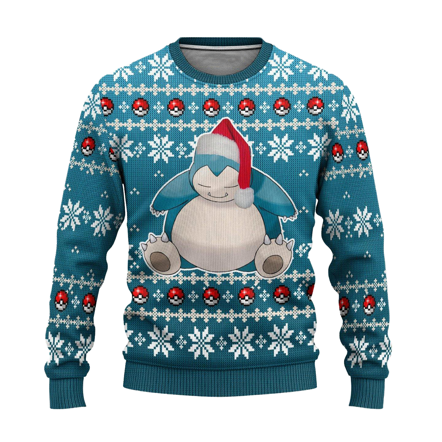 Pokemon Snorlax Anime Ugly Christmas Sweater Custom Sweatshirt Apparel