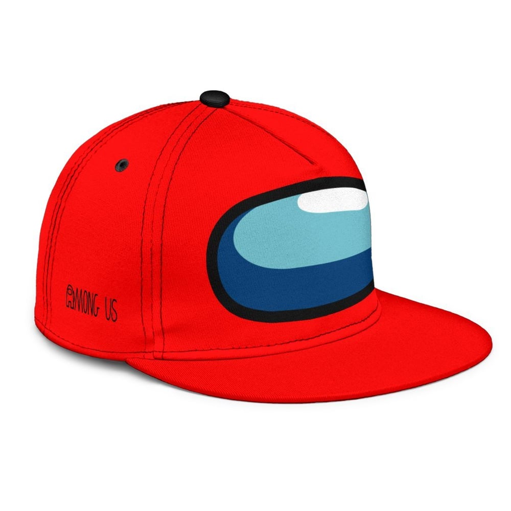 Red Crewmate Snapback Hat Among Us Gift Idea