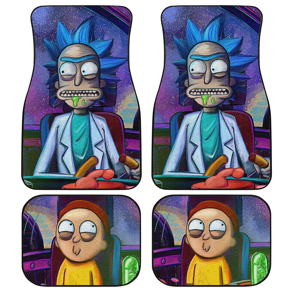 Rick And Morty Car Floor Mats CFMRM003