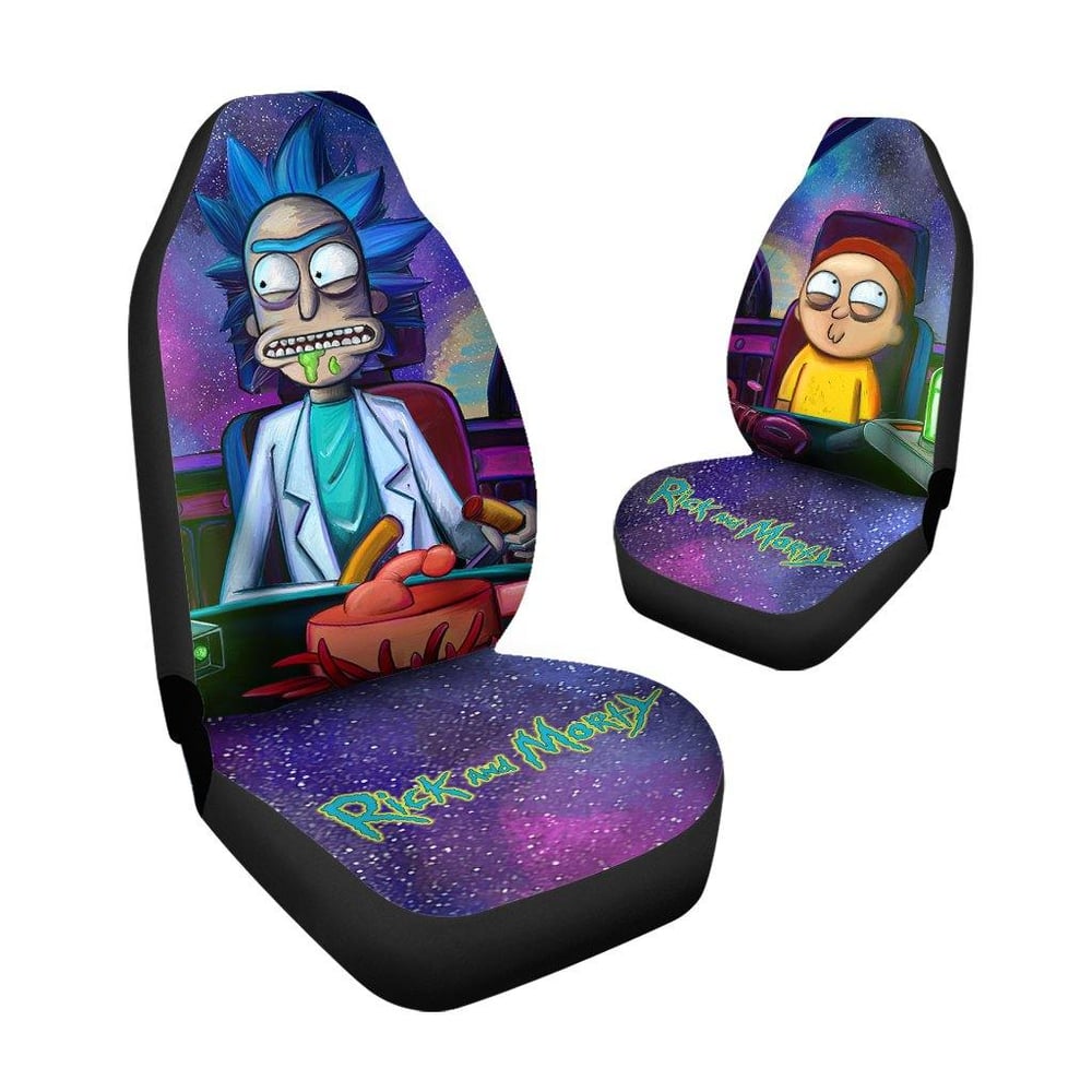 Rick and Morty Car Seat Covers Rick and Morty Car Accessories RMCS024