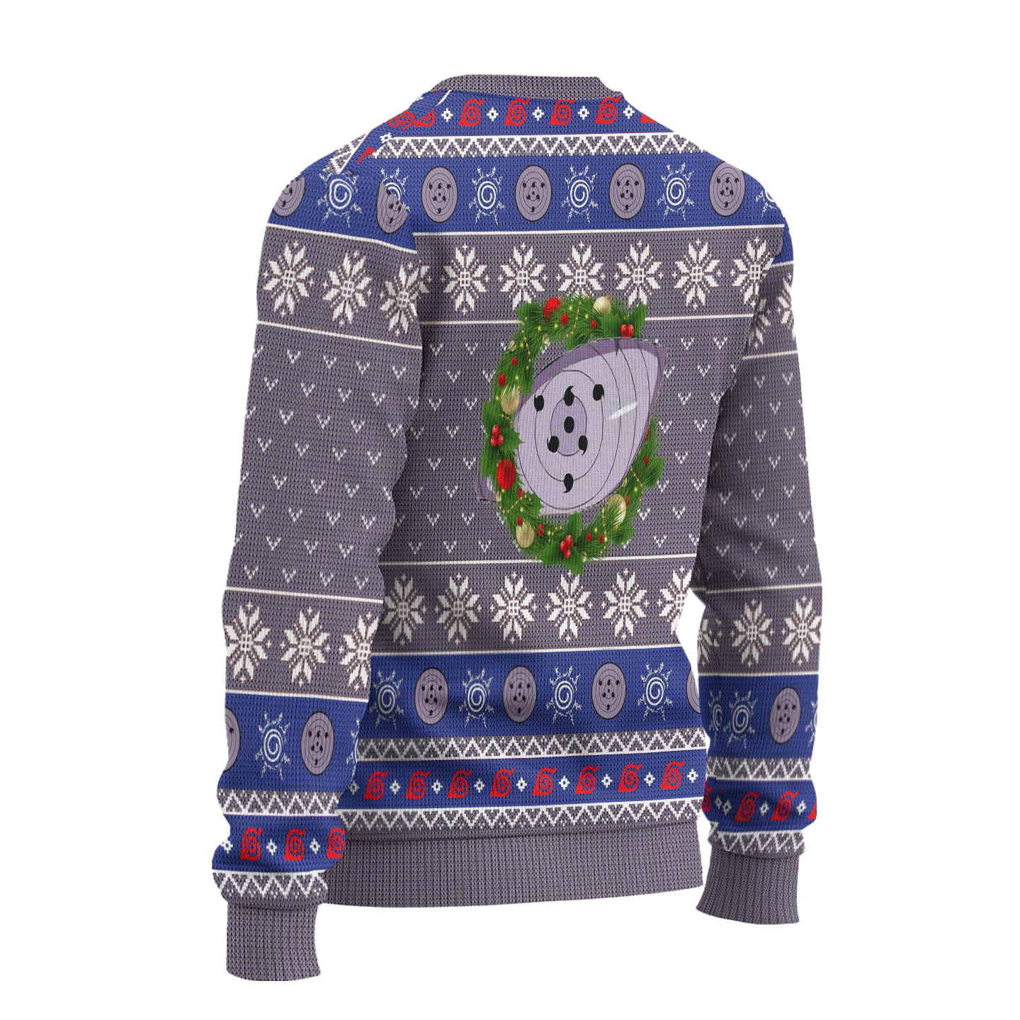 Sasuke Rinnegan Ugly Christmas Sweater Naruto Anime Xmas Gift