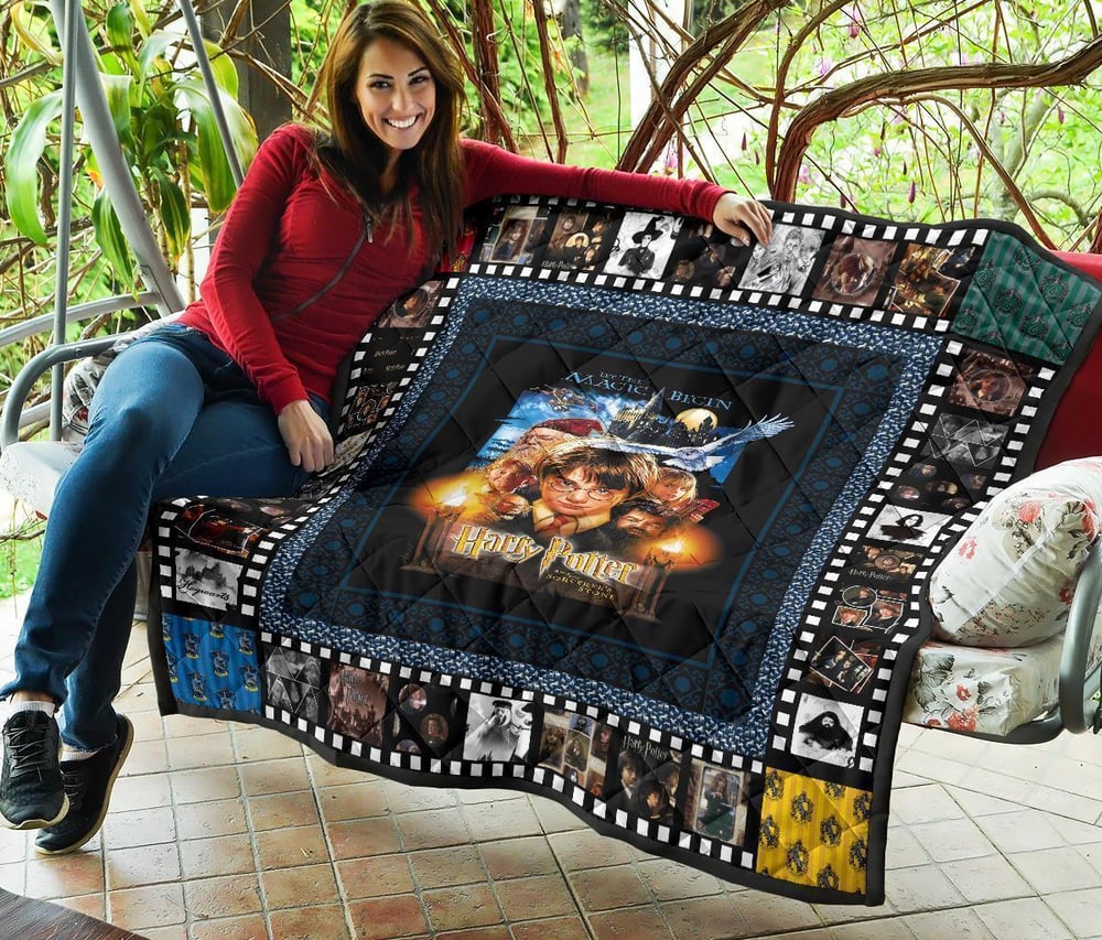 Scene Harry Potter Quilt Blanket For Bedding Decor Gift Idea