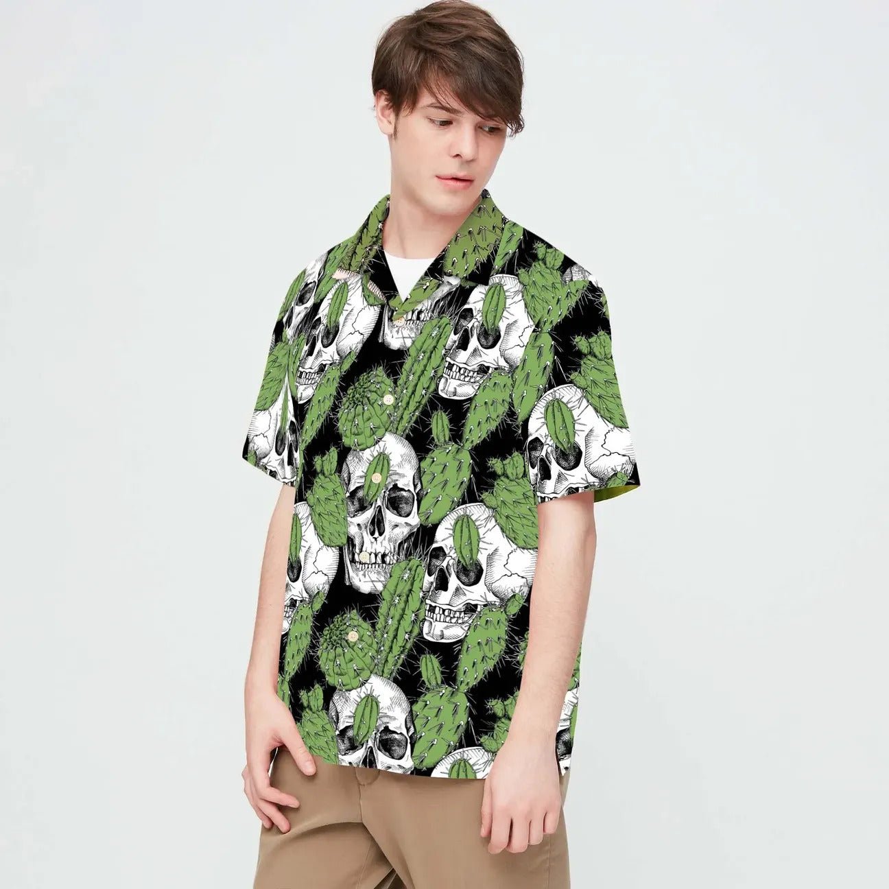 Skull Hawaiian Shirt, Hawaiian Shirts For Men, Custom Hawaiian Shirts