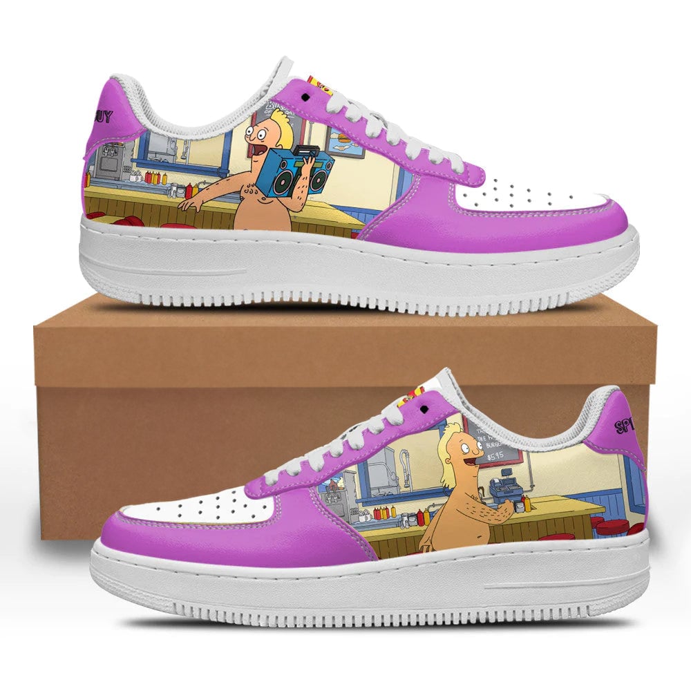 Speedo Guy Bob's Burger Custom Sneakers