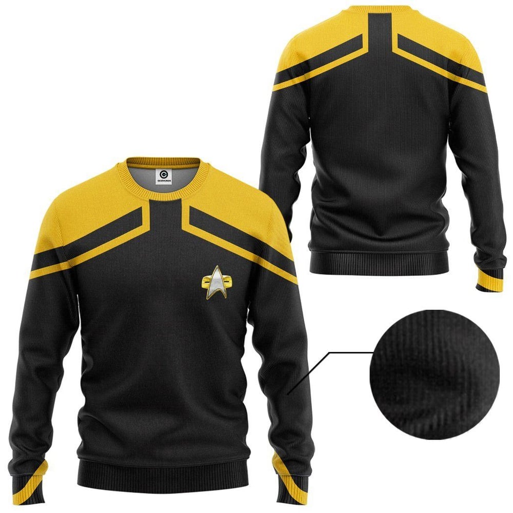 Star Trek Picard 2020 Present Yellow Tshirt Hoodie Apparel