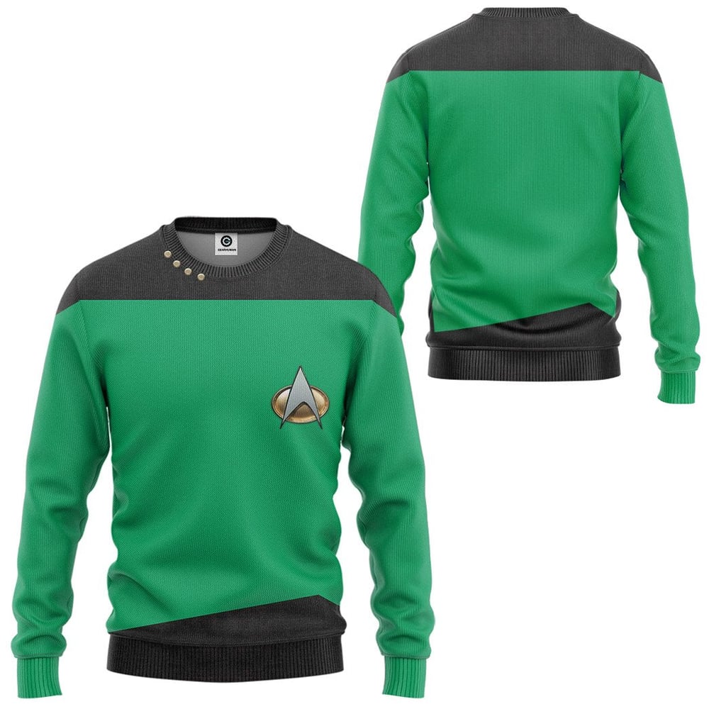 Star Trek The Next Generation 1987 1994 Saint Patrick Day Custom Tshirt Hoodie Apparel