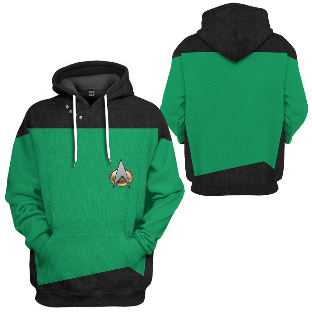 Star Trek The Next Generation 1987 1994 Saint Patrick Day Custom Tshirt Hoodie Apparel