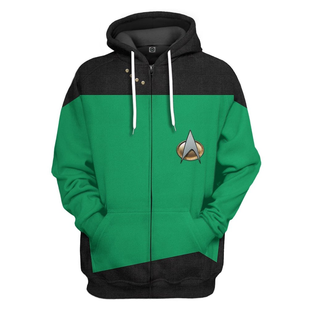 Star Trek The Next Generation 1987 1994 Saint Patrick Day Custom Tshirt Hoodie Apparel