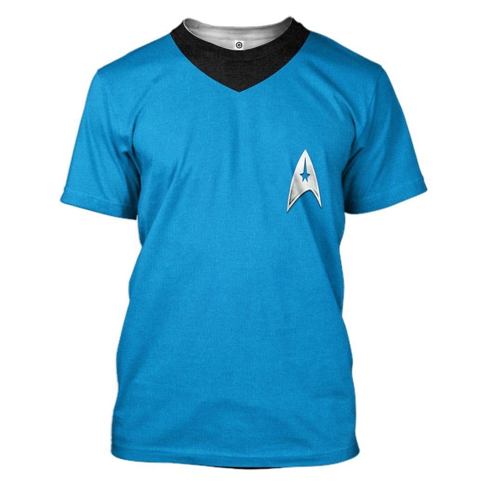 Star Trek The Original Series 1966 1969 Blue Custom Tshirt Hoodie Apparel