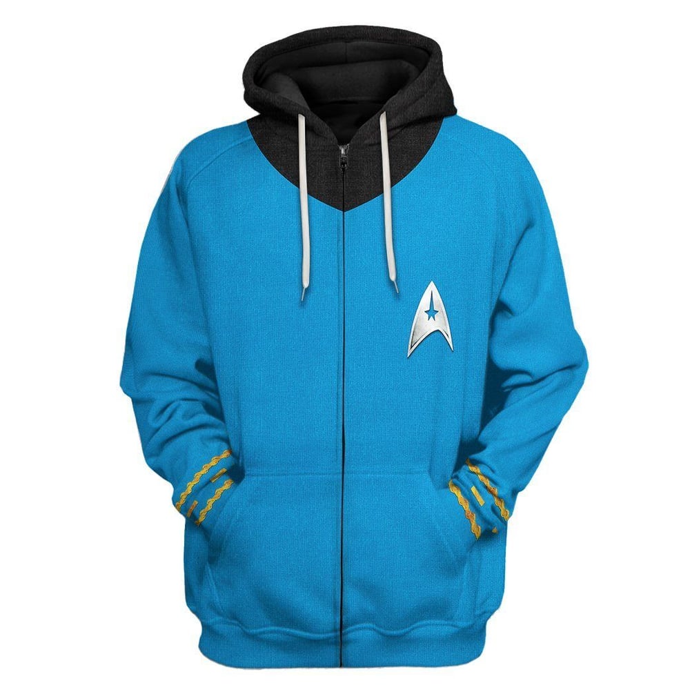 Star Trek The Original Series 1966 1969 Blue Custom Tshirt Hoodie Apparel