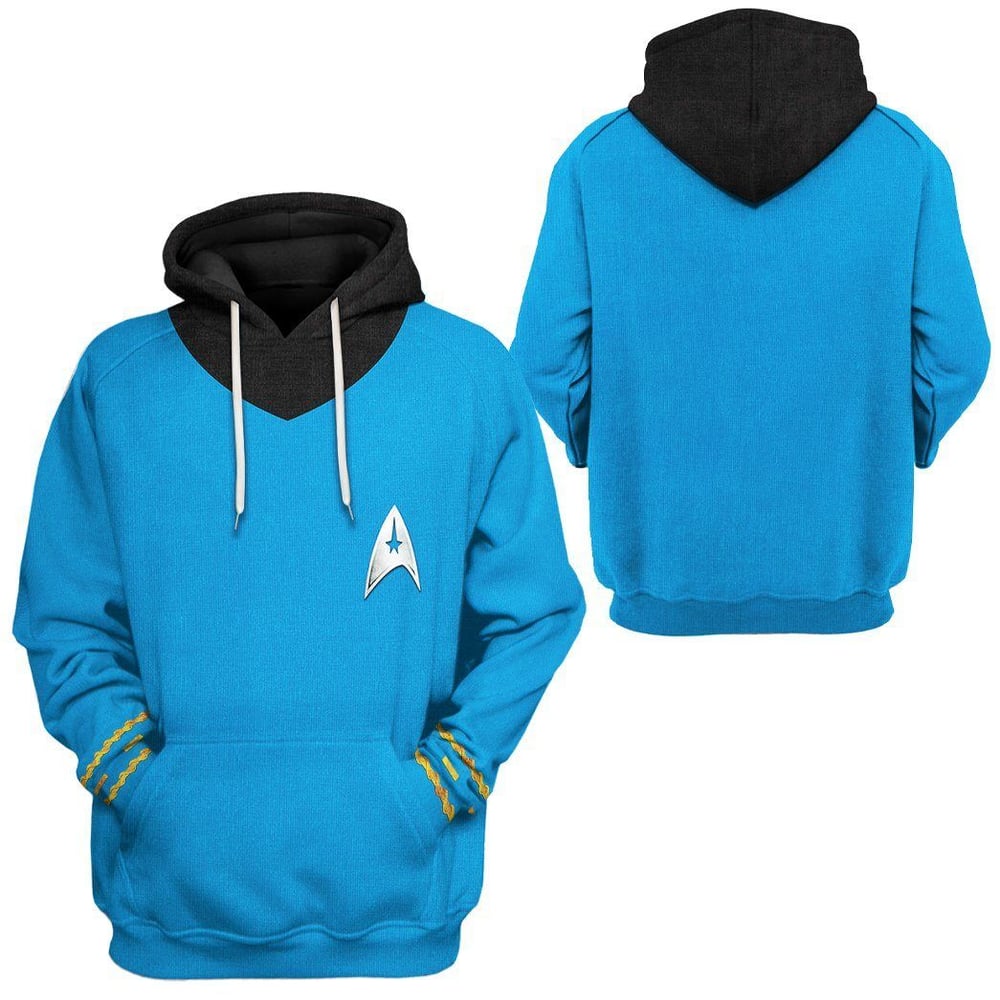 Star Trek The Original Series 1966 1969 Blue Custom Tshirt Hoodie Apparel