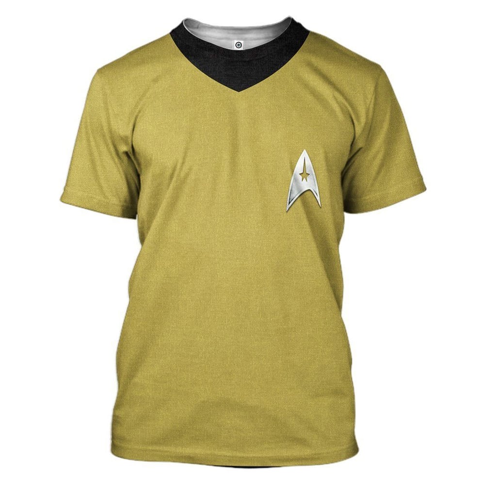 Star Trek The Original Series 1966 1969 Yellow Custom Tshirt Hoodie Apparel