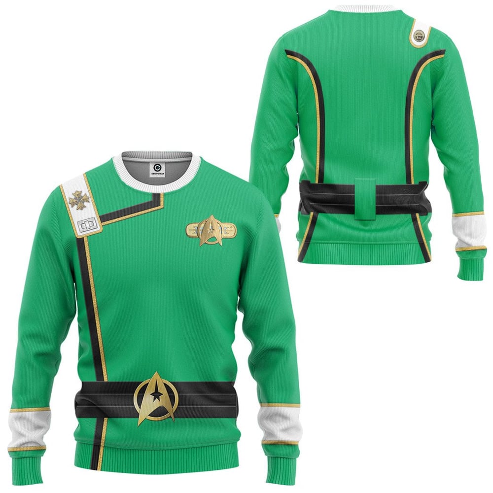 Star Trek Wrath of Khan Starfleet Red Uniform Custom St Patrick Day Tshirt Hoodie Apparel