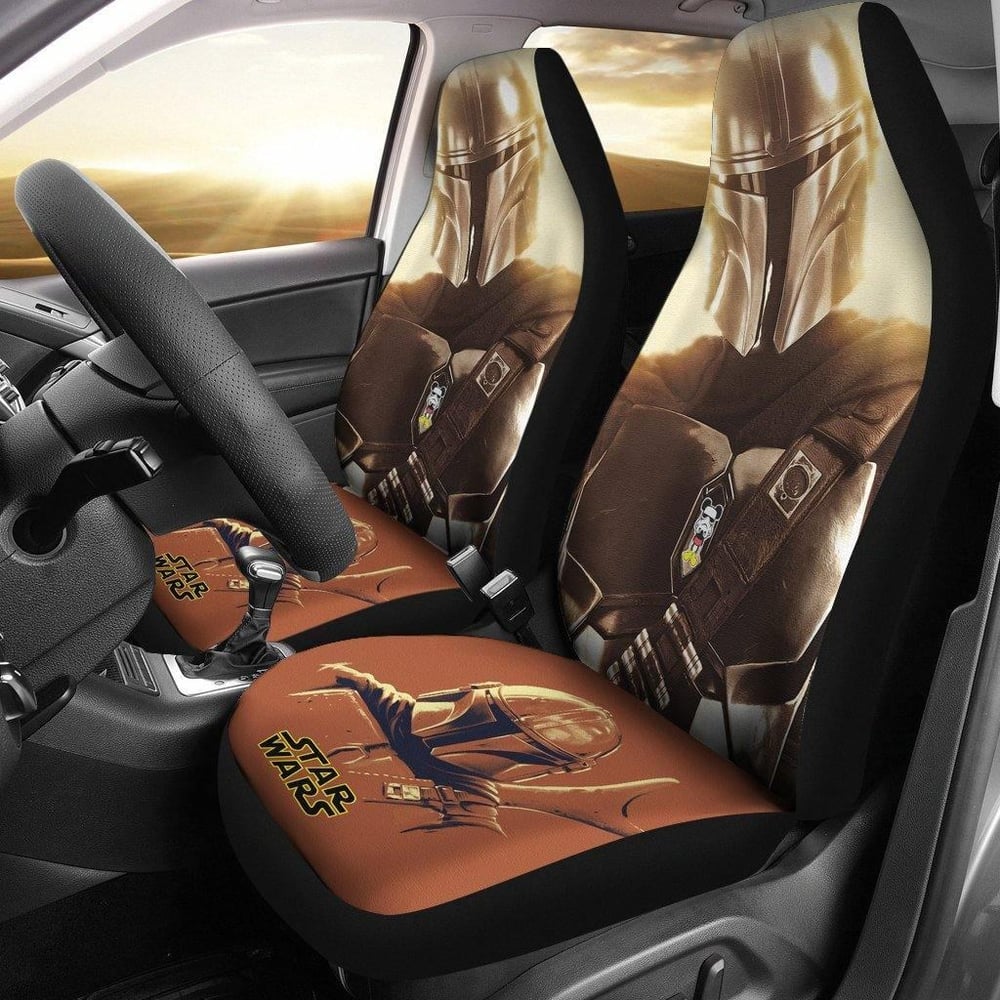 Star Wars Car Seat Covers | The Mandalorian Bounty Hunter Seat Covers SWCSC18