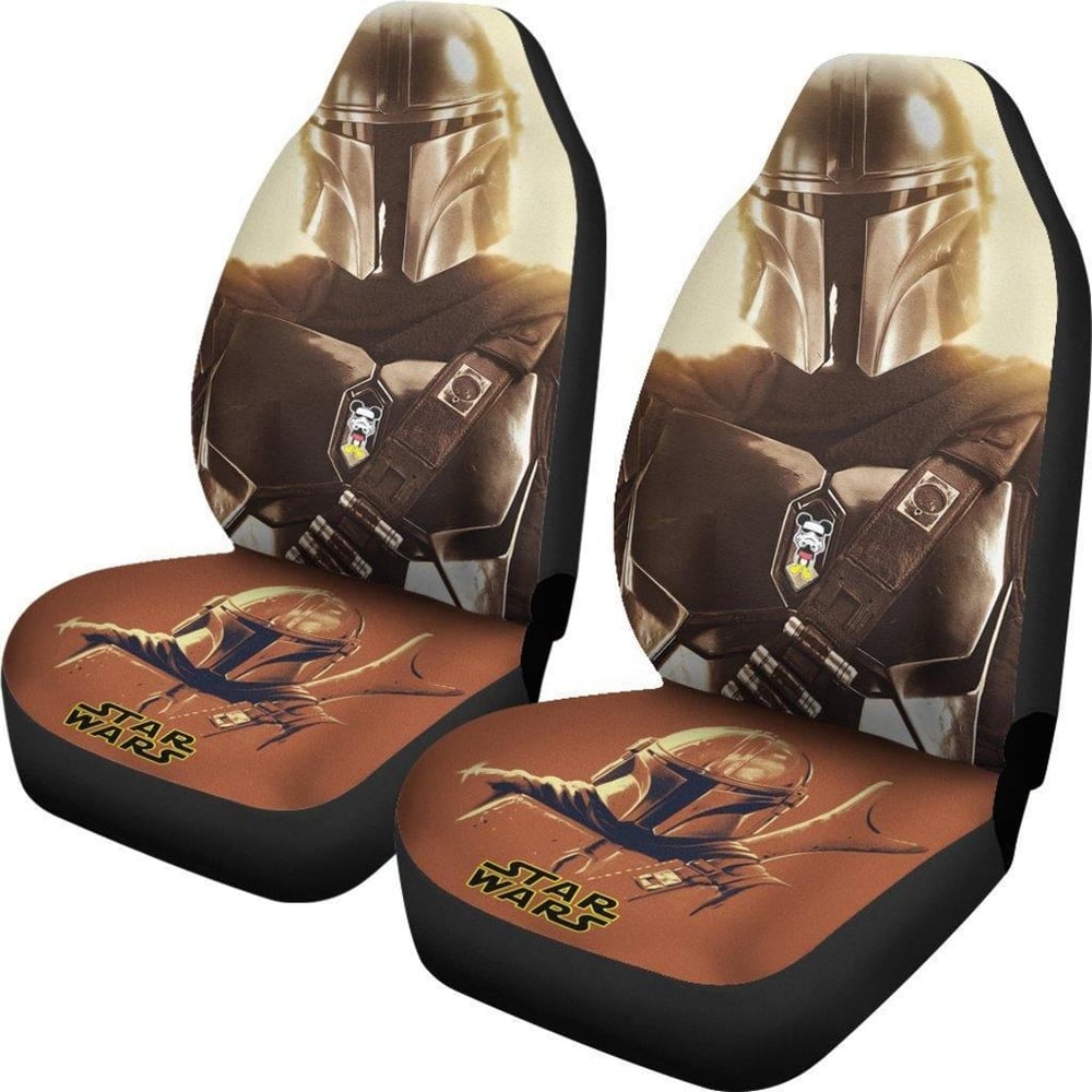 Star Wars Car Seat Covers | The Mandalorian Bounty Hunter Seat Covers SWCSC18