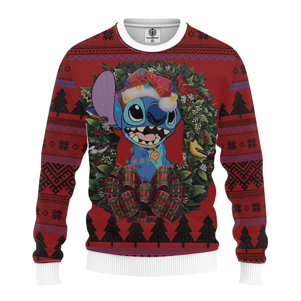 Stitch Ugly Christmas Sweater Custom Sweatshirt Apparel