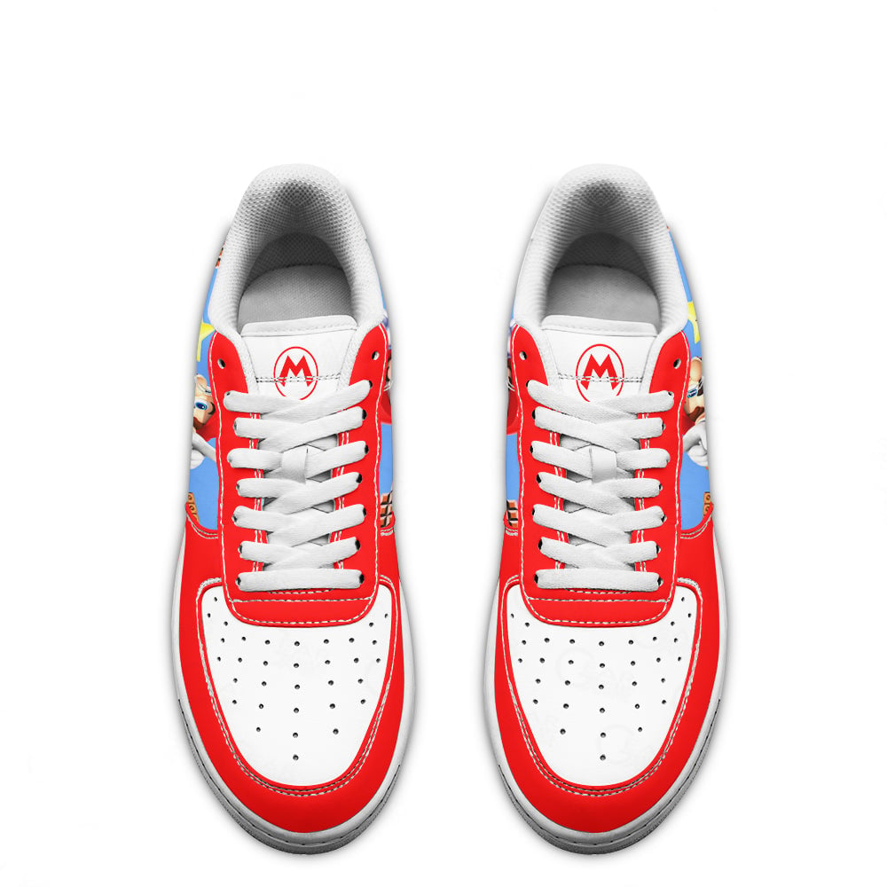 Super Mario Sneakers Custom For Gamer Shoes