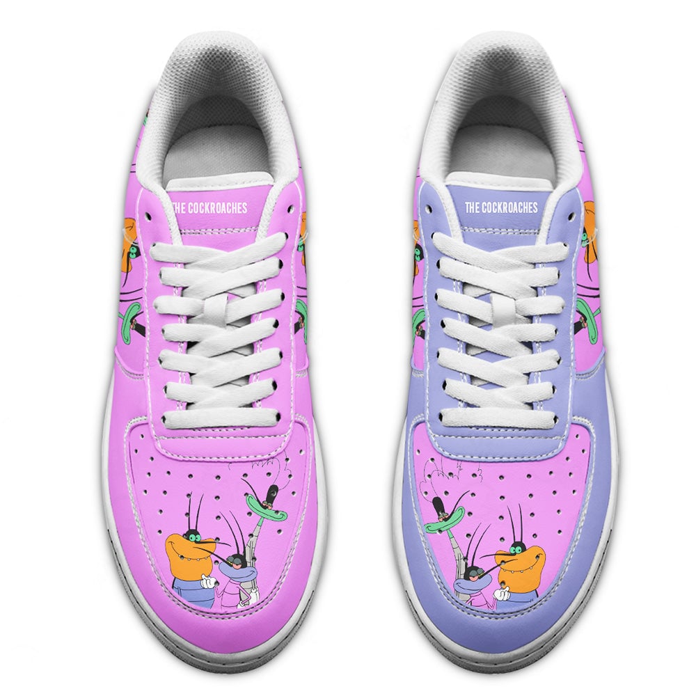 The Cockroaches Sneakers Custom Oggy and the Cockroaches Cartoon Shoes