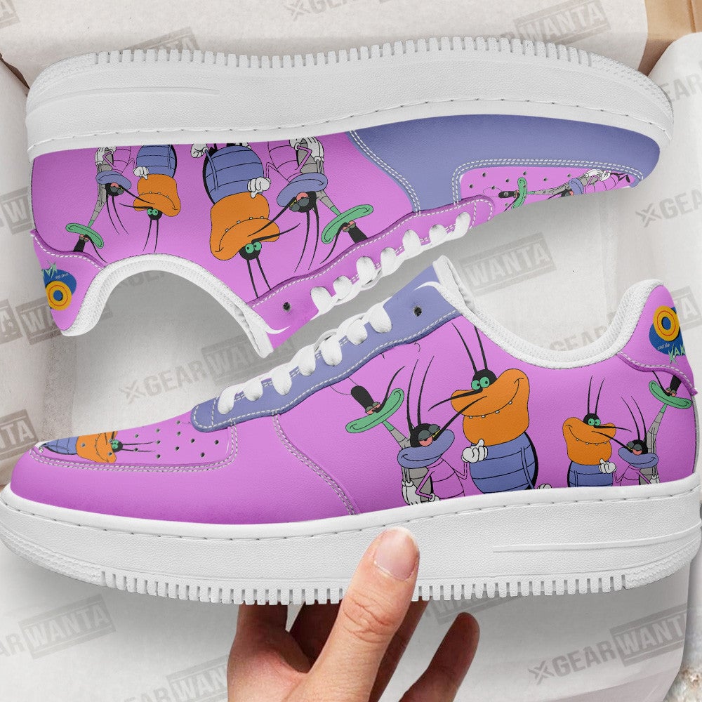 The Cockroaches Sneakers Custom Oggy and the Cockroaches Cartoon Shoes