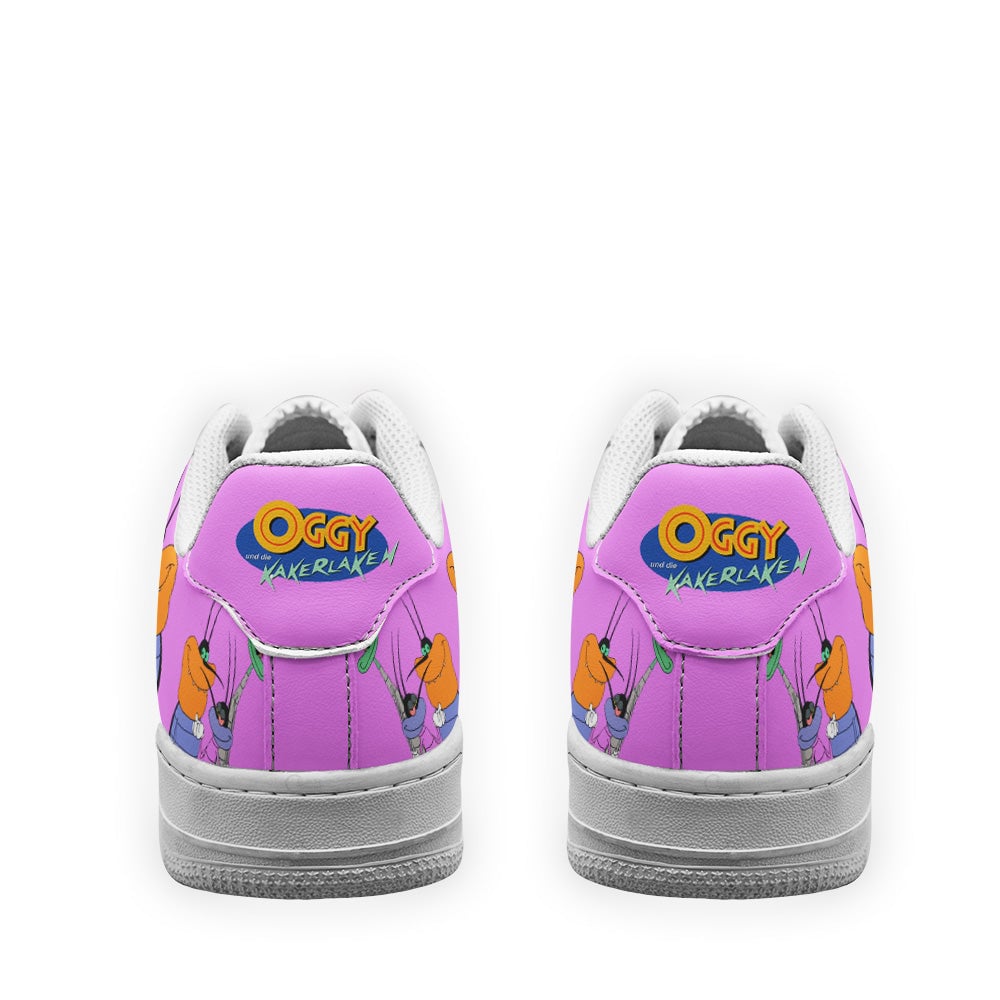 The Cockroaches Sneakers Custom Oggy and the Cockroaches Cartoon Shoes