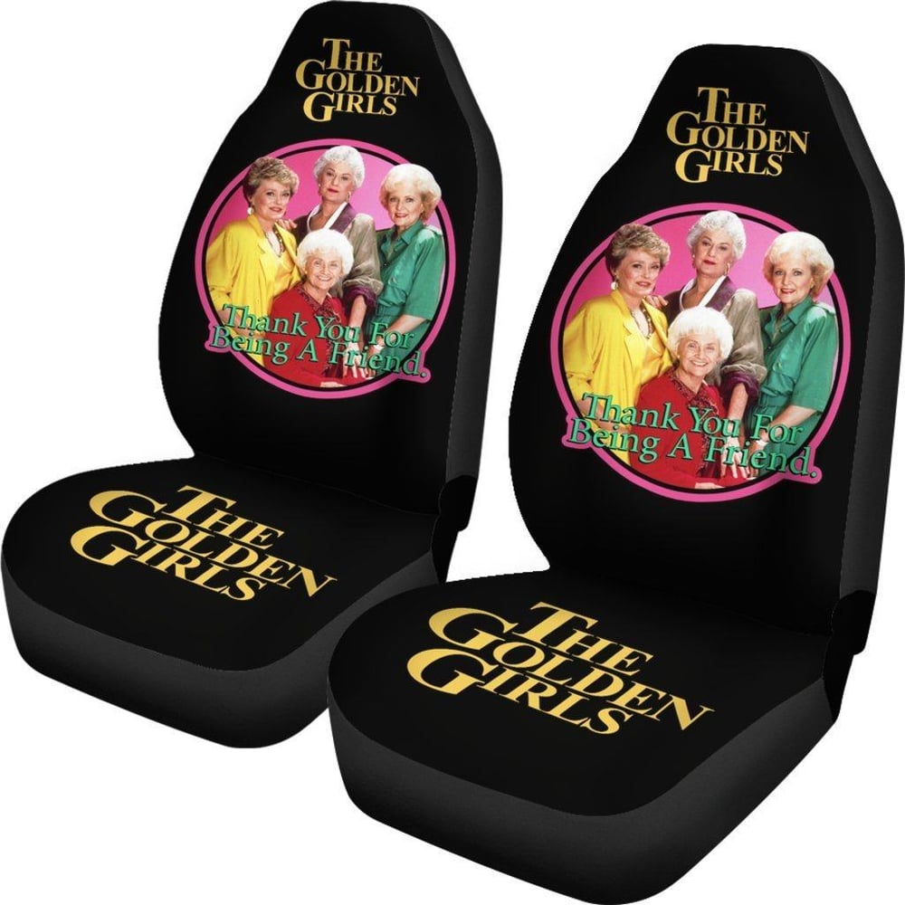 The Golden Girls Car Seat Covers | Golden Girls TV Show Car Cover Circle Friend GGCSC19