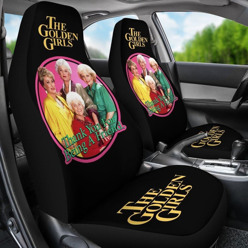 The Golden Girls Car Seat Covers | Golden Girls TV Show Car Cover Circle Friend GGCSC19