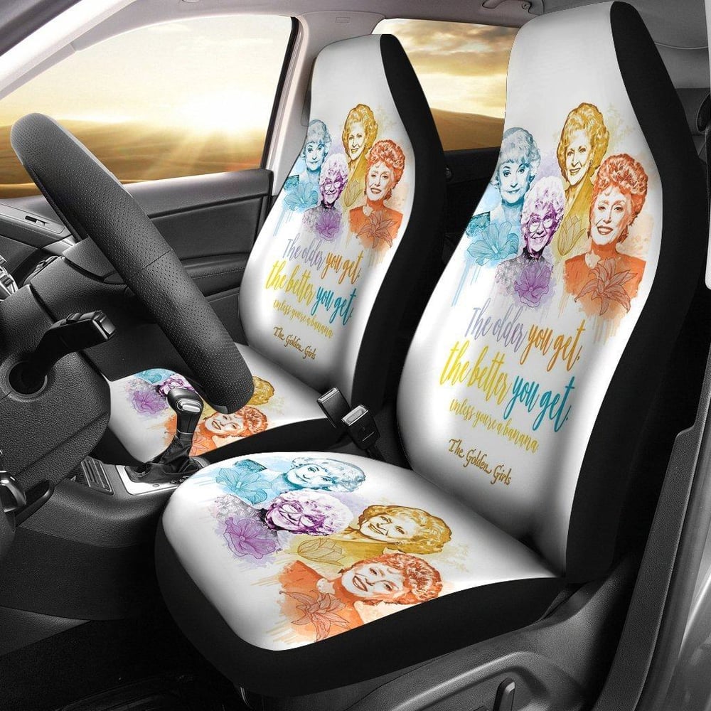 The Golden Girls Car Seat Covers | The Older The Better Seat Covers GGCSC10