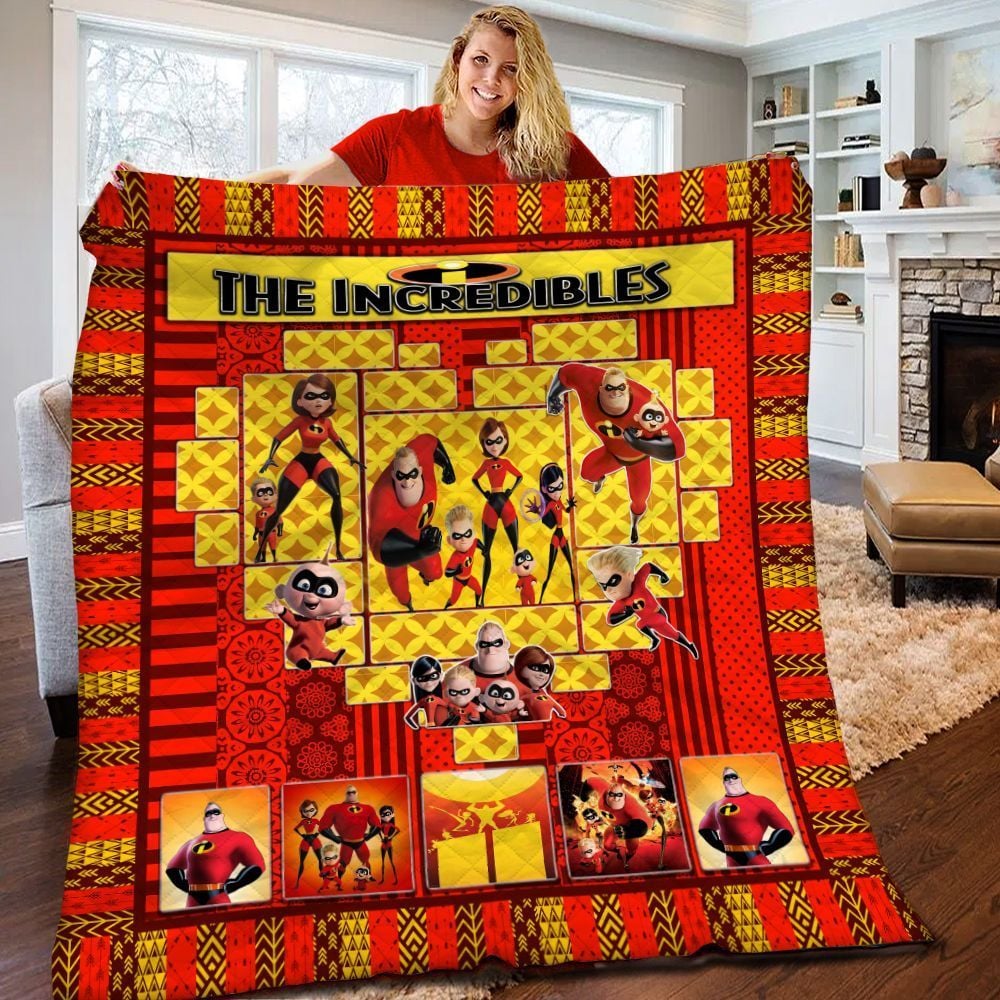 The Incredibles Quilt Blanket For Bedding Decor